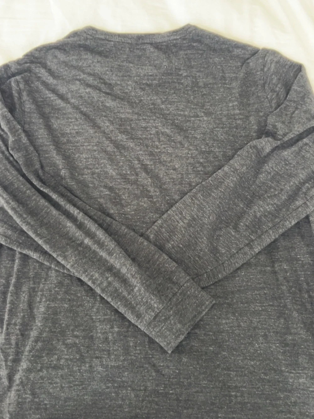 Polo by Ralph Lauren Men’s Long-Sleeve Crewneck in Heather Charcoal